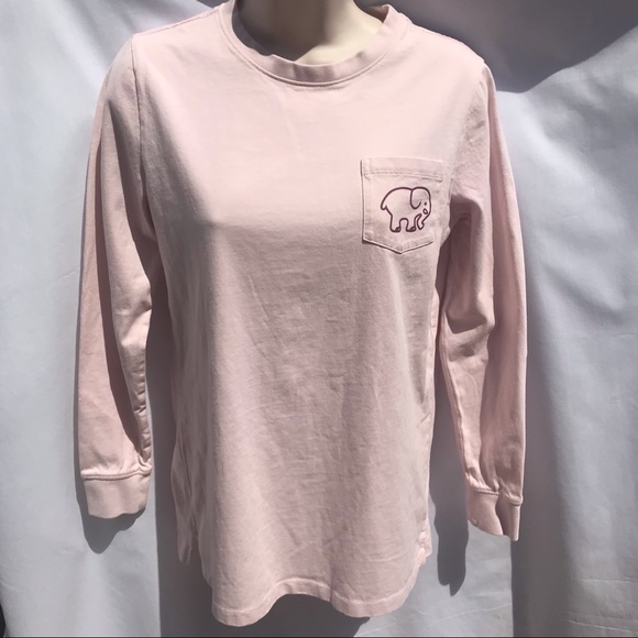 Ivory Ella Long Sleeve Pink Paisley T-shirt XS - Picture 2 of 11
